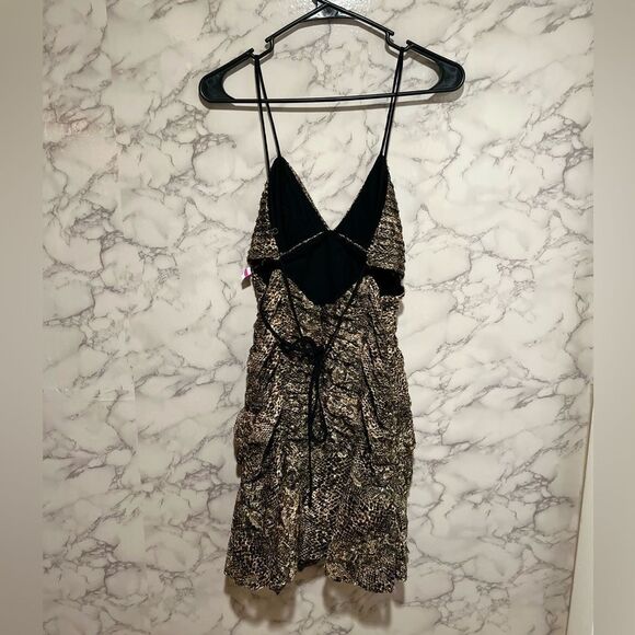 Free People Sierra Lace Mini Dress In Sand Combo - Picture 7 of 11